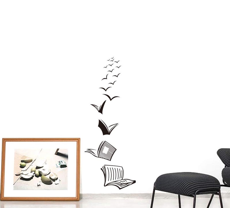 ADECALS Open Book Wall Sticker Reading Wall Art - Image 4
